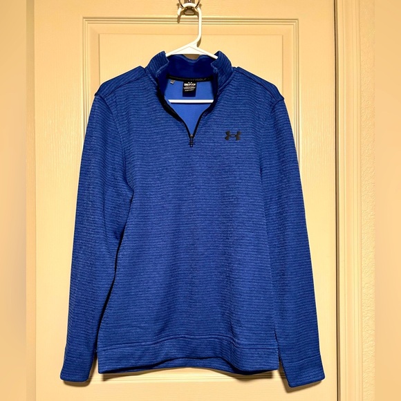 Under Armour Golf, Men’s Size Small. Royal Blue Athletic Pullover - Picture 1 of 5